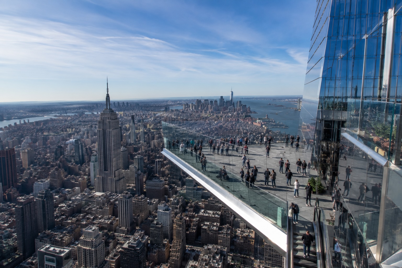 Edge Aussichtsplattform » Schwebe über New York auf der höchsten Freiluftterrasse