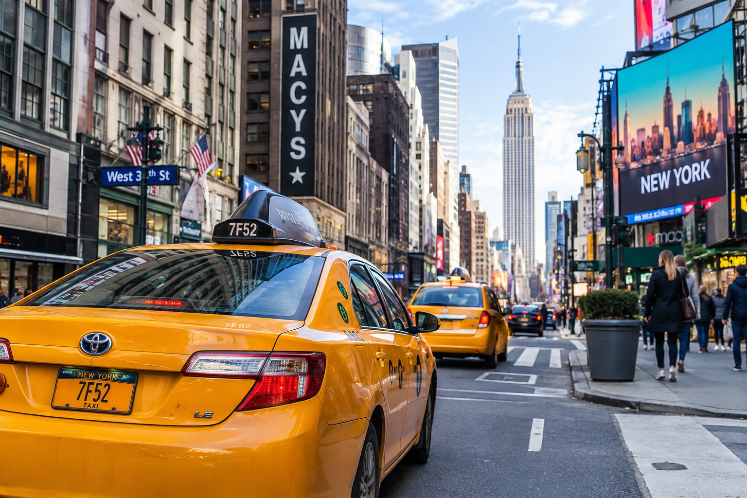 Taxi in New York: Kosten, Yellow Cabs & Tipps für deine Fahrt