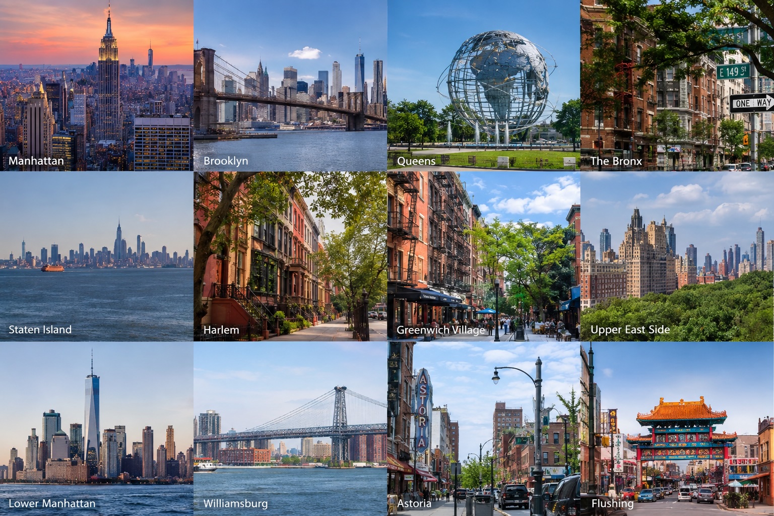 Stadtteile von New York: Die 10 schönsten Viertel mit Tipps