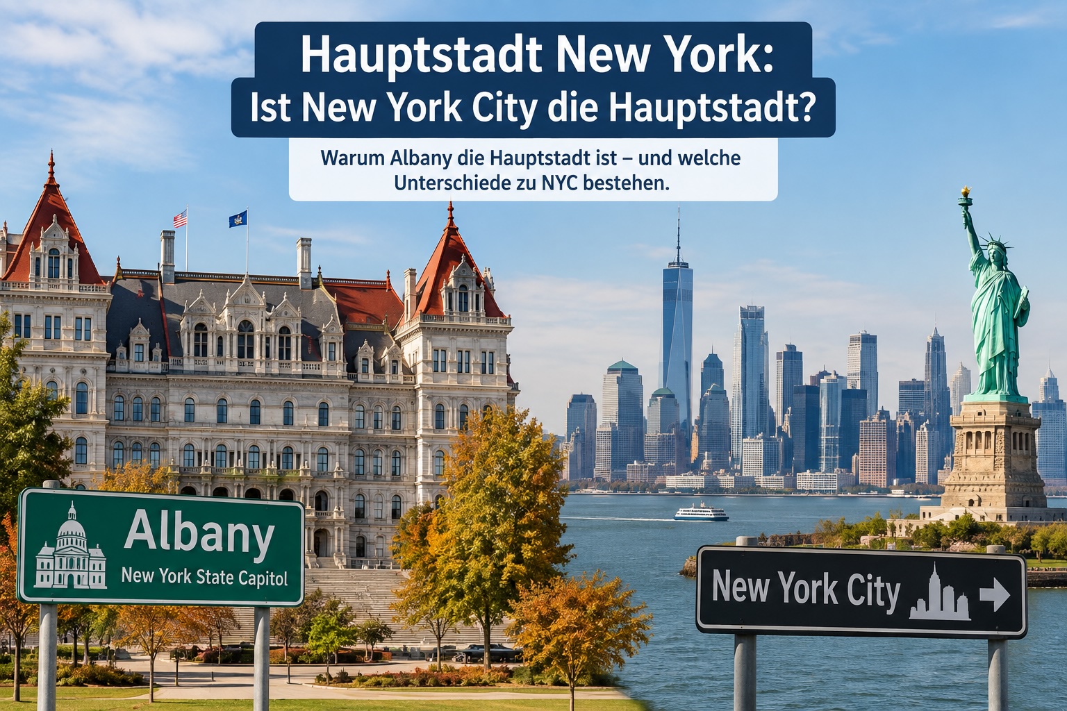 Hauptstadt New York: Ist New York City die Hauptstadt?